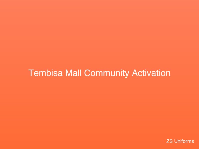 Tembisa Mall activation event